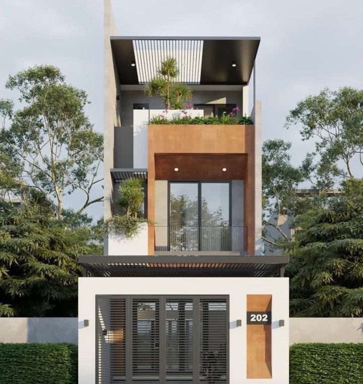 Phối cảnh mẫu nhà phố 06 — TNS House