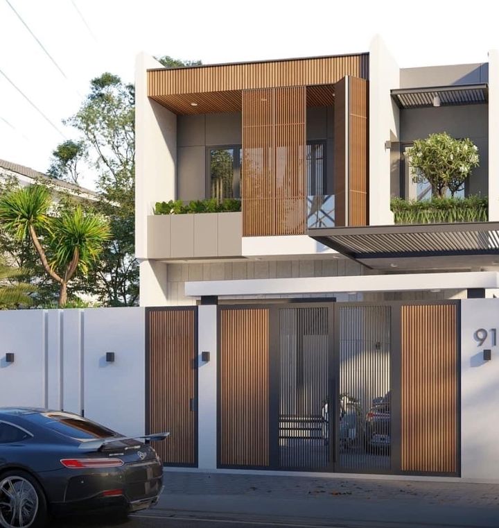 Phối cảnh mẫu nhà phố 09 — TNS House